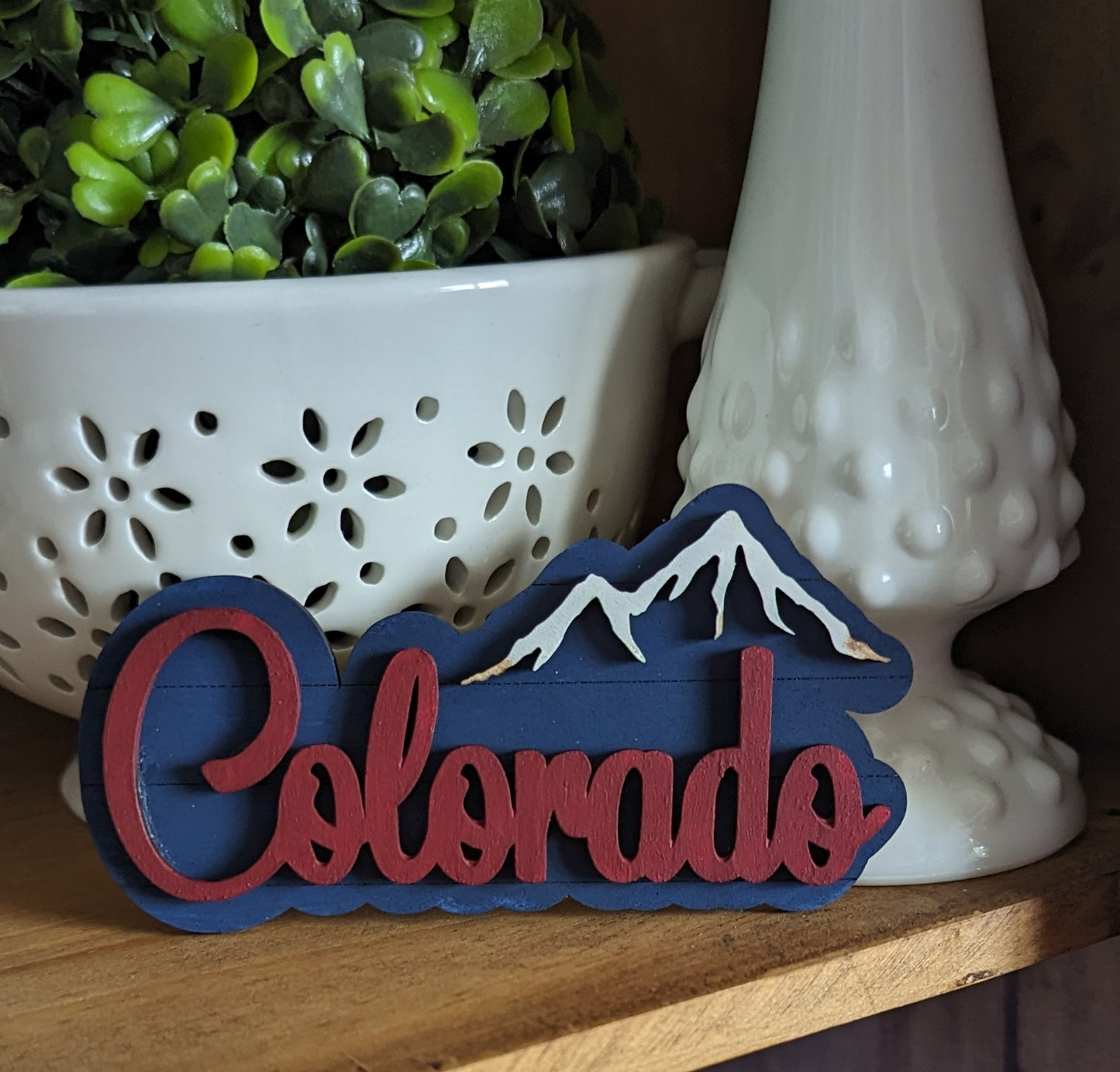 Handmade Colorado Wooden Magnet/Sign