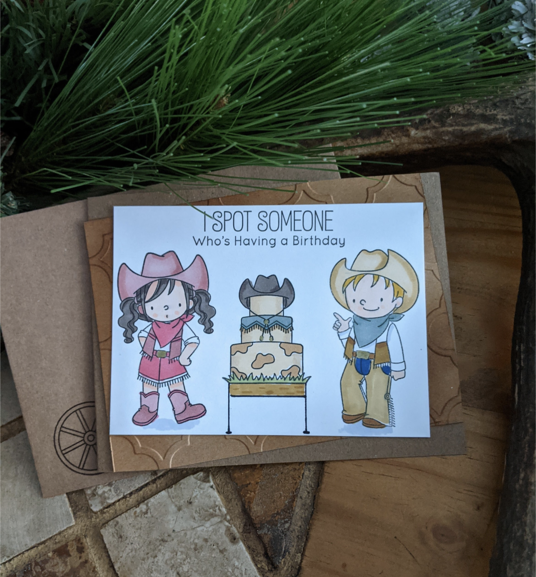 Handmade Cowboy Birthday Card