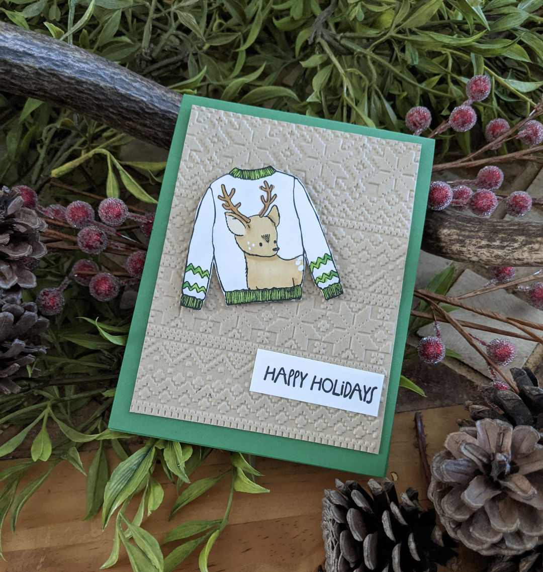Handmade Ugly Sweater Cards