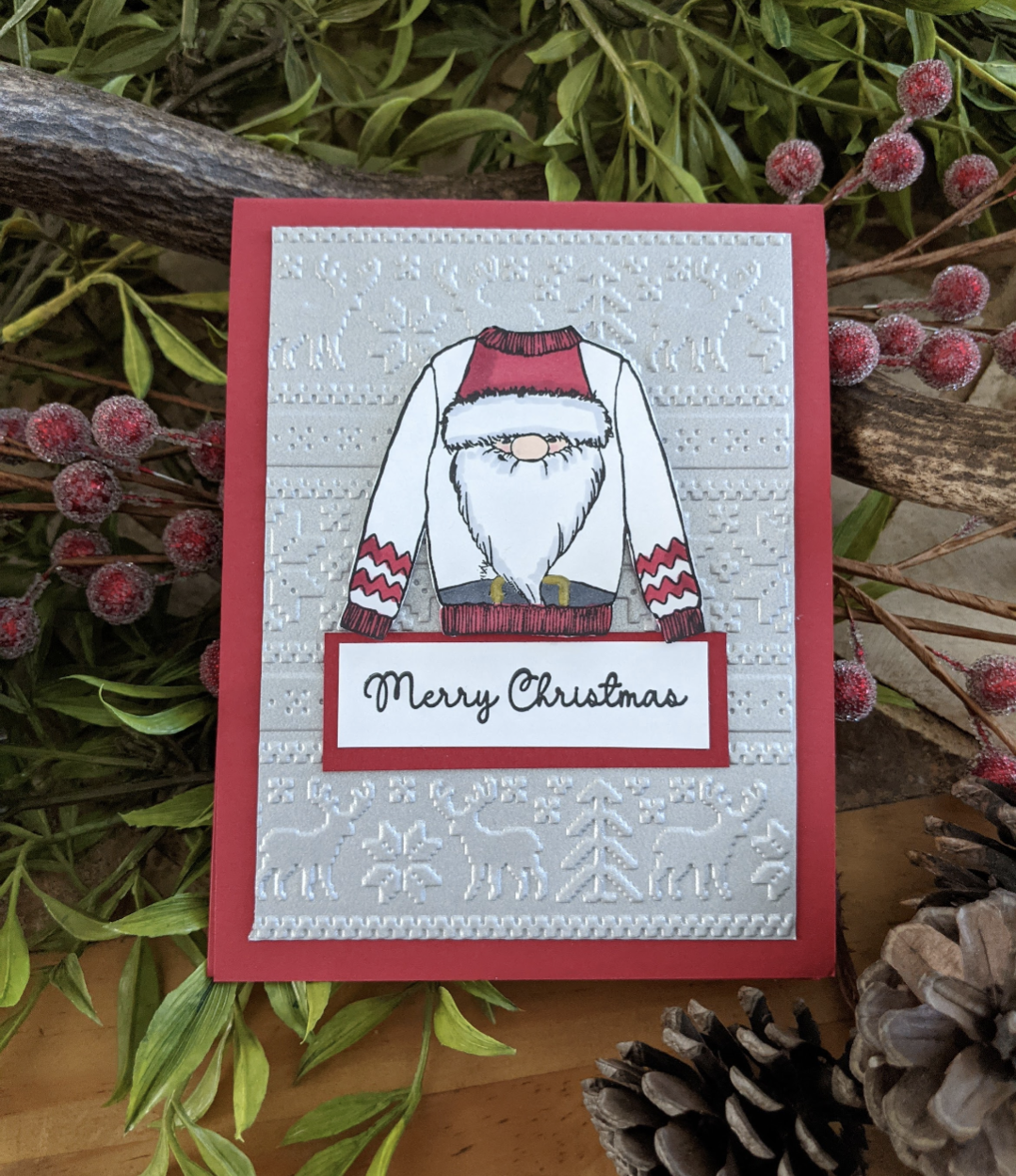Handmade Ugly Sweater Cards