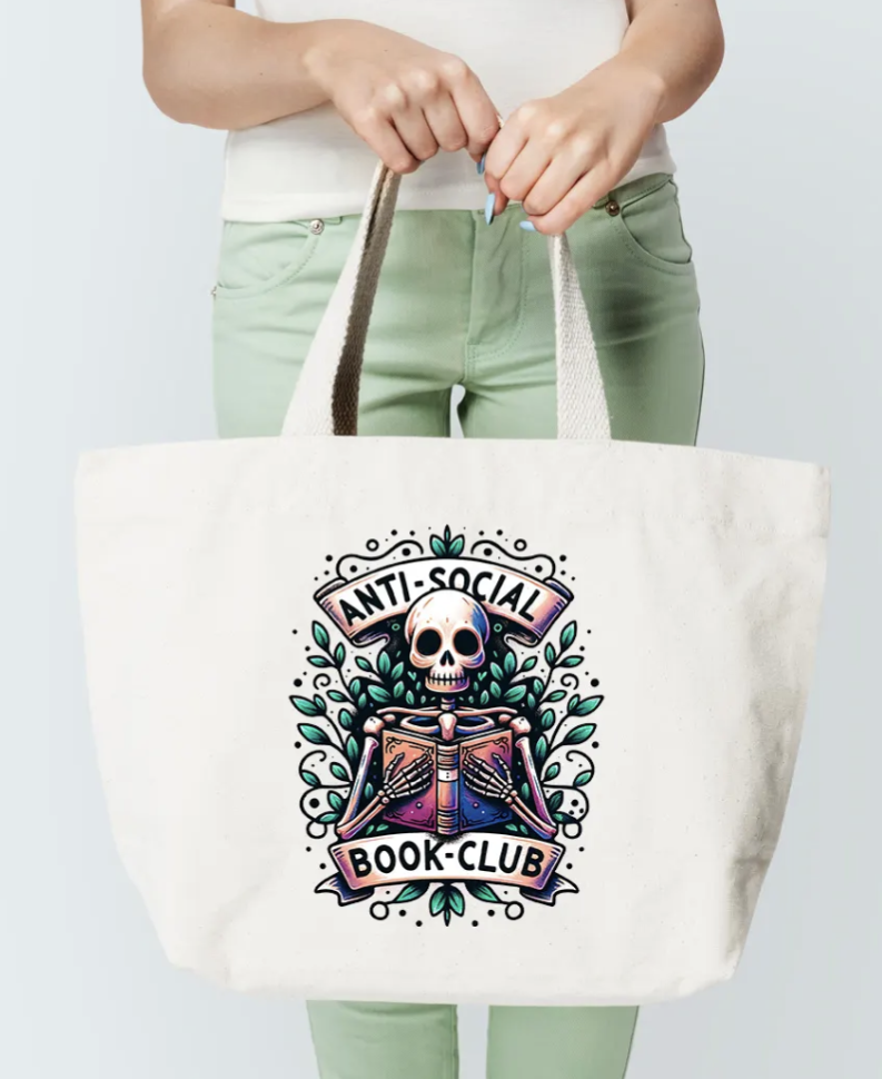 Anti-Social Book Club Book Tote