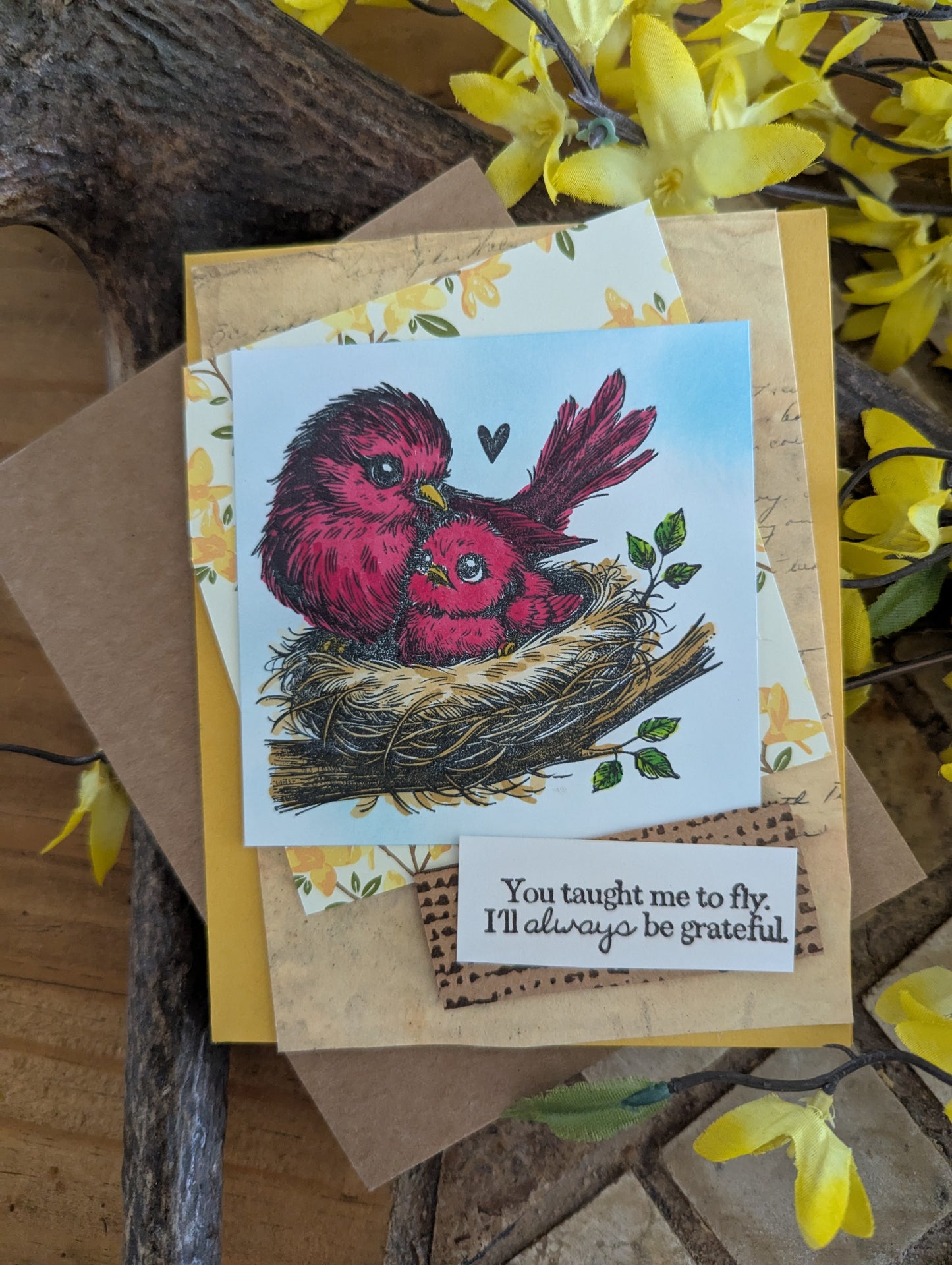 Birds Nest Mother's Day Card
