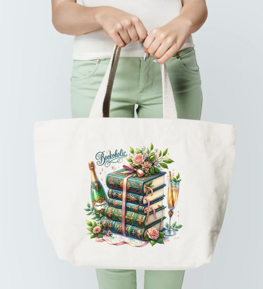 Bookoholic Reading Tote Bag