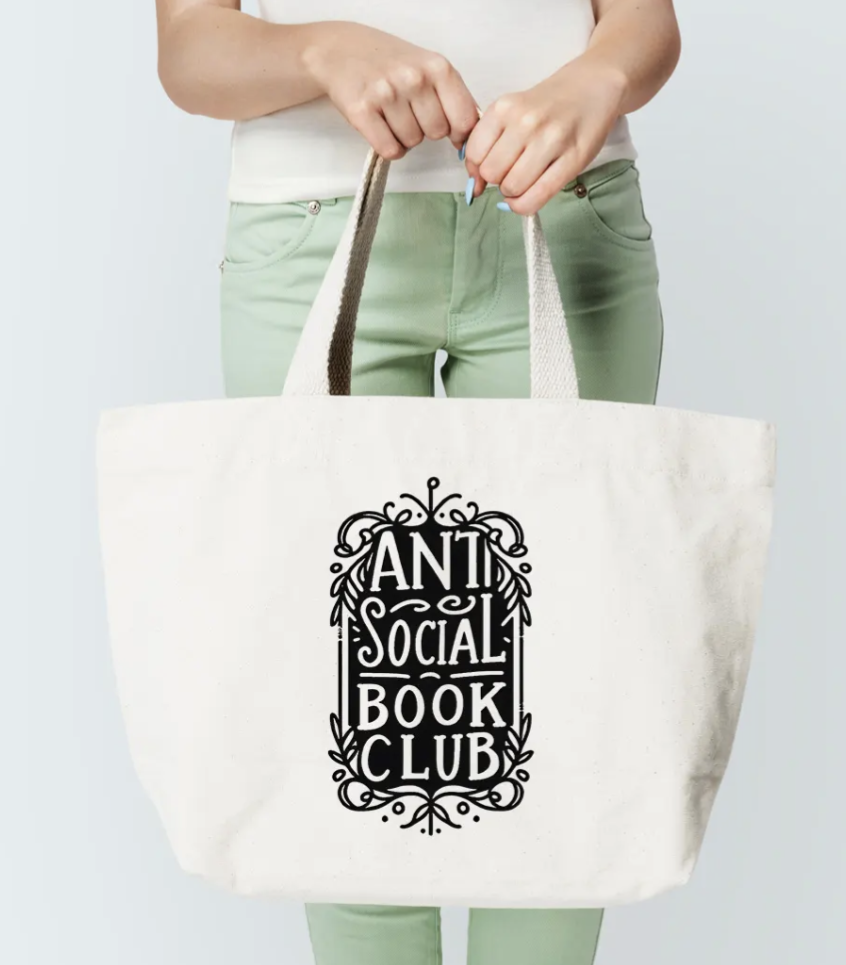 Anti-Social Book Club Book Tote