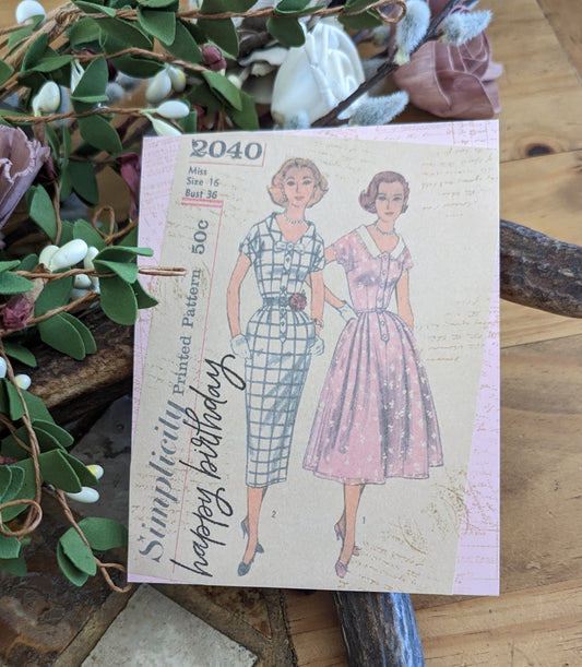 Sassy ladies Handmade Birthday Card