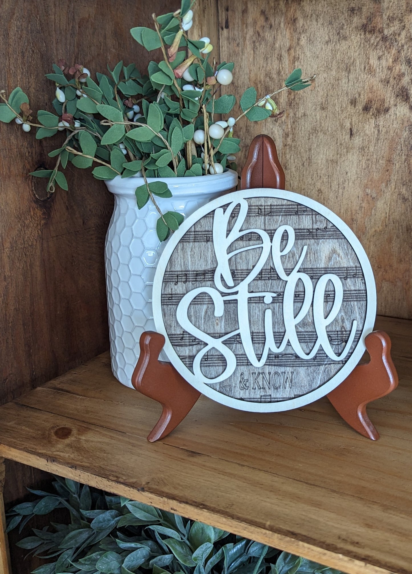 Be Still Decor Sign