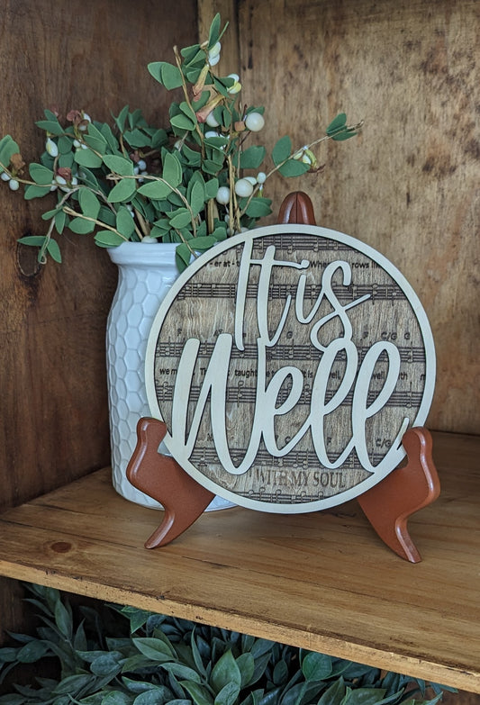 It is Well Decor Sign