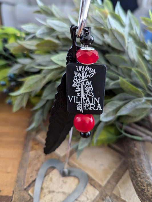 In My Villain Era Beaded Bookmark