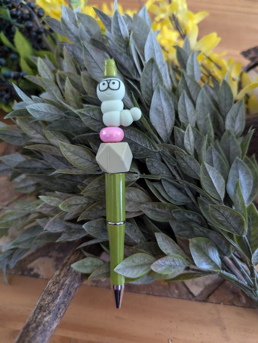 Bookworm Handmade Pen