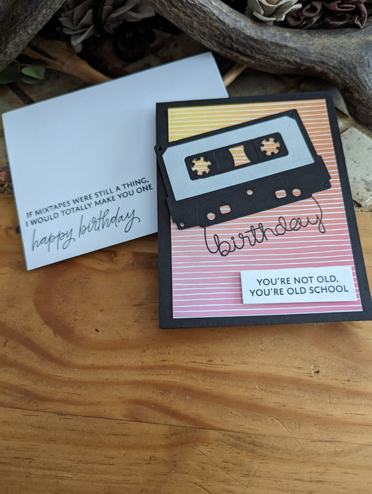 Handmade Retro Birthday Card