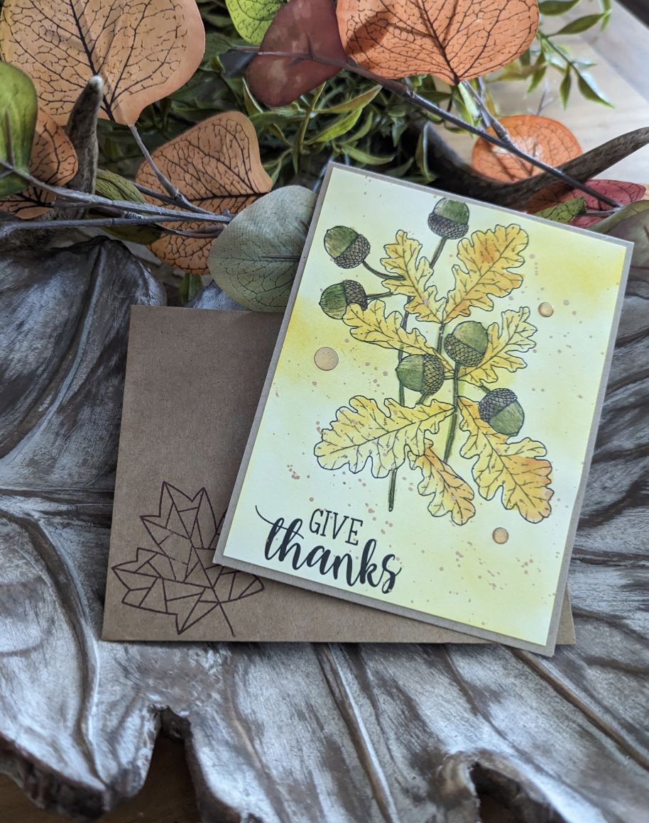 Give Thanks Handmade Card