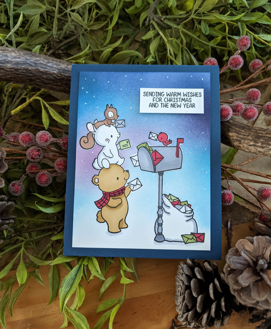 Handmade Christmas Mail Card