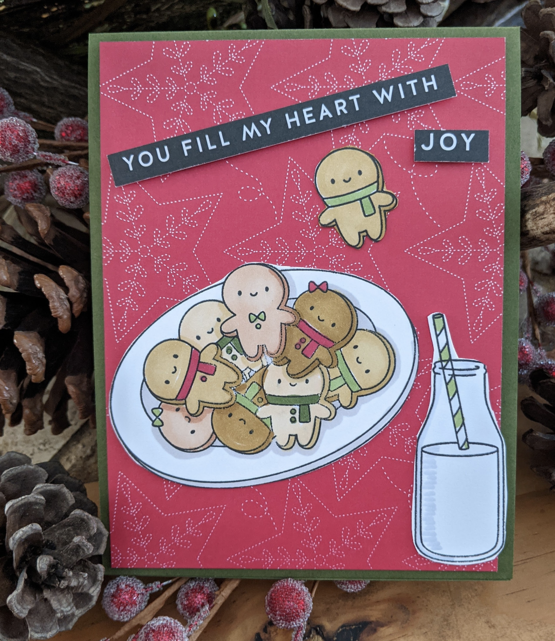 Handmade Gingerbread Man Card