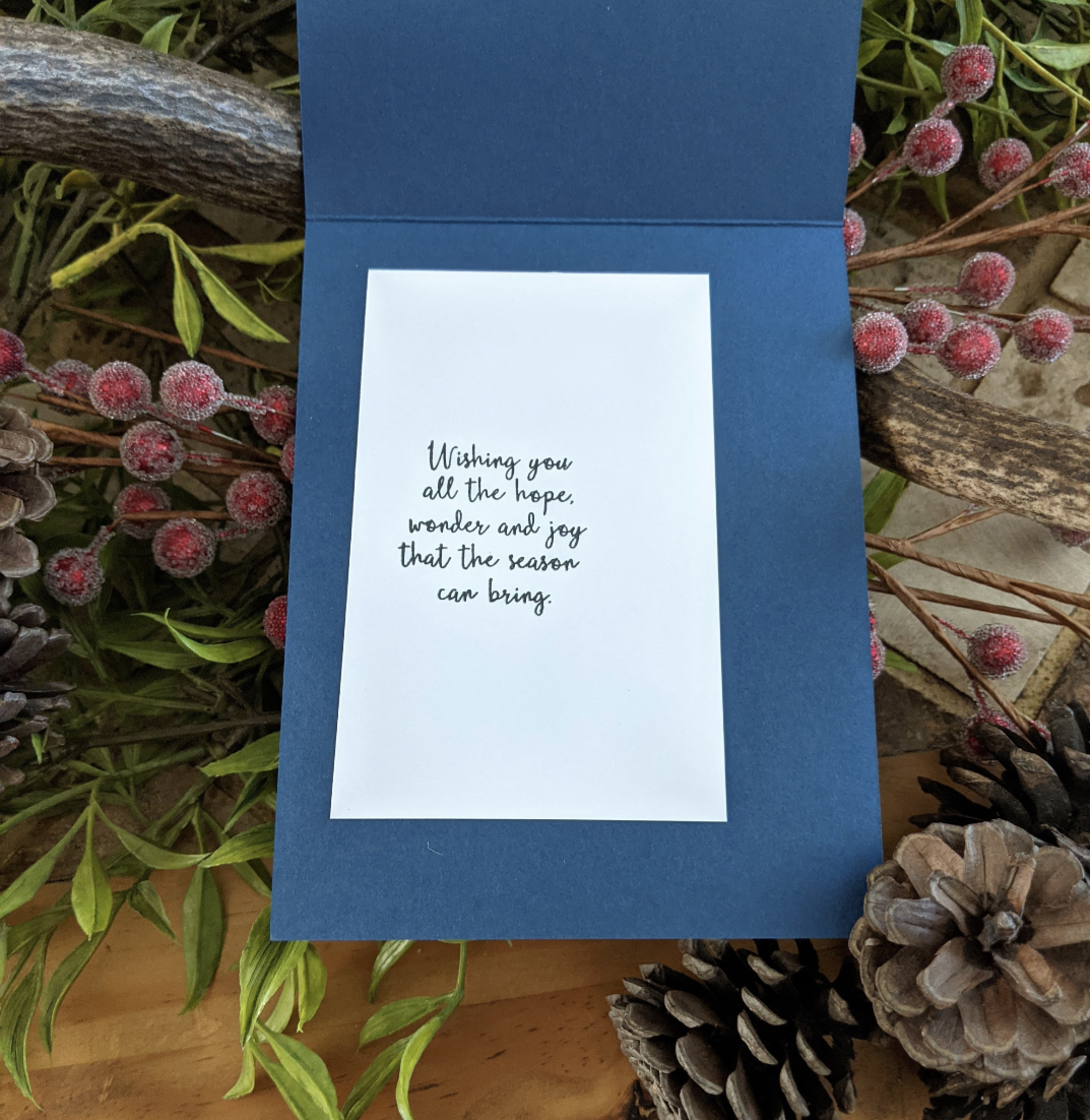 Handmade Christmas Mail Card