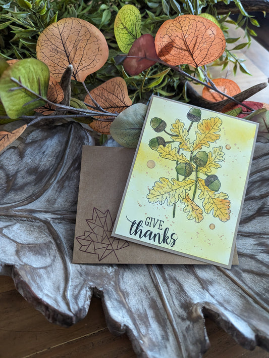 First Saturday at Ethan's Gratitude Cardmaking