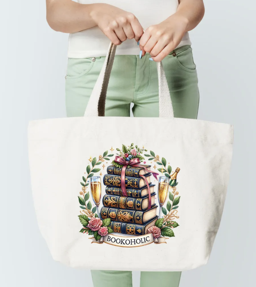 Bookoholic Reading Tote Bag