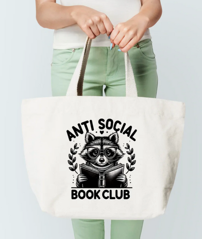 Anti-Social Book Club Book Tote
