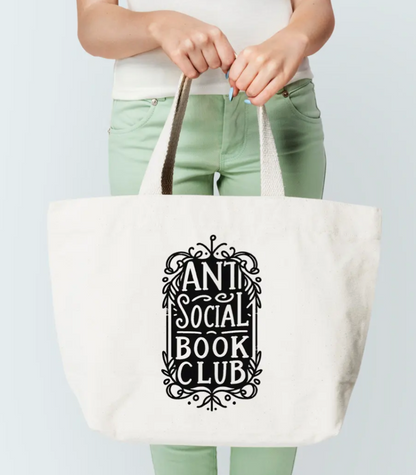 Anti-Social Book Club Book Tote