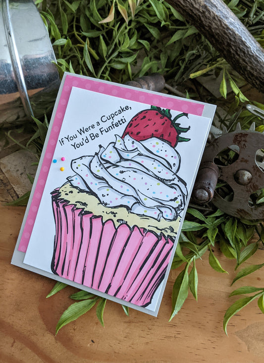 Handmade Cupcake Birthday Card